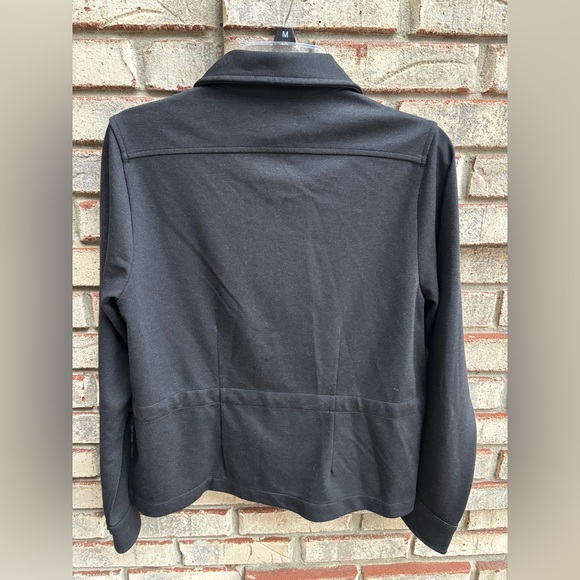 Brooks Brothers Heather Black Blazer Mid-Layer Stretch Button Jacket Size Small - Picture 3 of 10